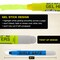 U.S. Office Supply Bible Safe Highlighter Set of 6 Bright Flouresent Colors, Dry Bible Highlighters No Bleed, Fade or Smear, Safe Gel Markers, Accessories, Study Guide